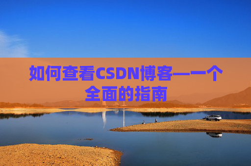 如何查看CSDN博客—一个全面的指南